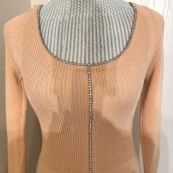 Knit Bazaar Sakowitz Vintage Knit maxi dress size 8 - Picture 2 of 8